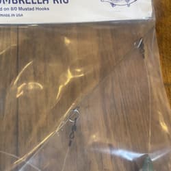 9” Umbrella Rig 4 Arm 11” With 5.5” Squid (9)  8/0 Mustad New Pkg Blue/pink Pep - Thumbnail 11