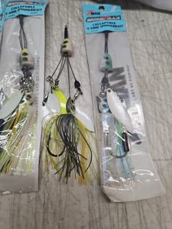 4 Z MAN QUADZILLA Collapsible 4 Arm Spinnerbait Umbrella Rig Fishing Lures  - Thumbnail 4