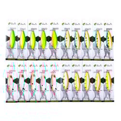 20PCS Lot Spinnerbait Spoon Bait 7.2cm/18g Metal Crankbait Fishing Lure Blade - Thumbnail 1