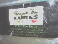 Chesapeake Bay Lure Red Eye Shad 9" Baitfish Umbrella Rig Striper Muskie Pike . - Thumbnail 4