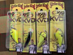 Lot 51x Strike King KVD 1.0/1.5/2.5/Pro Model 5/Splash/DAWG/Elite/Jerkbait NEW - Thumbnail 5