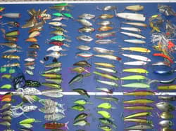 Huge Lot over 250 Lures Cordell Manns Rapala Rebel Strike King Lewis Creek Berkl - Thumbnail 4
