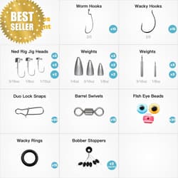 Bass Fishing Lures Kit Swimbait Plopper Chatterbait Crankbait Soft Baits Box - Thumbnail 7