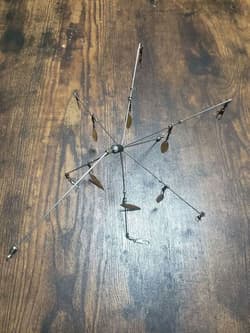 Alabama Rig Gold Blade High Strength 7-Arm Stainless Steel Bait for Bass - Thumbnail 2