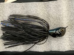 Evergreen Spinnerbait 3/4oz Double Blade Fishing Lure Black Silver Set - Thumbnail 4