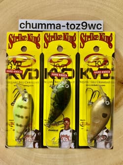 KVD1.5 (Lot Of 3) “Hard Knock” Square-bill Crankbait, Strike King, Bass, NWT! - Thumbnail 8