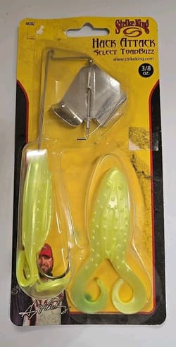 LOT OF 3 STRIKE KING 3/8 OZ KVD TOAD BUZZ BASS BUZZBAIT FISHING LURES 3 COLORS - Thumbnail 5