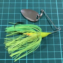 Lucky Craft MH 1S Spinnerbait Tungsten Resin Head Chart Color Used - Thumbnail 2