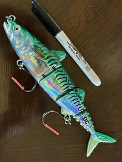 MACKEREL LURE LASER  The Original OC Swimbait 8-1/4 in. 2-3/4 oz. Medium - Thumbnail 4
