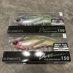 ELEMENS  Fishing Lure 2-piece Set Da Vinci 150 Slant Joint Swimbait Limited New - Thumbnail 11