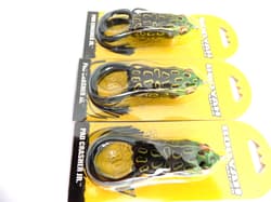 BOOYAH PAD CRASHER JR. - BULL FROG - 3 LURES - 635i - Thumbnail 2
