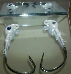 A.C.T. Lures, EWG Jigheads, 3/16oz, 4/0, A Rig, Swimbait, custom bass tackle - Thumbnail 1