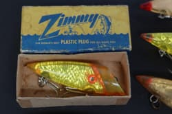 Vintage 14 pc Group Zimmy Salmon Fishing Lures Trolling Plugs - Thumbnail 2