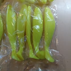 TWENTY! 6" Shad BODIES Paddle Tail Swimbait great for Umbrella Rig  Sassy Shad  - Thumbnail 3