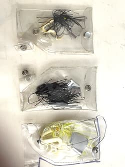 BUZZBAIT LURES Lot-4 Mixed Colors Bass Fishing w Hand-Made Cases Black Yellow - Thumbnail 14