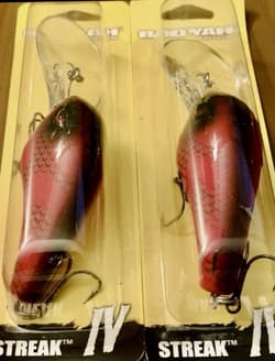 2 Booyah Streak IV BYST433 Crankbait Lures TEXAS MONSTER - NEW - Thumbnail 1