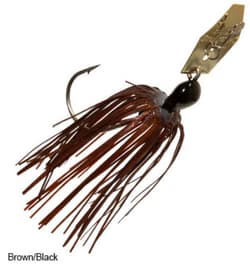 Zman Chatterbait 3/8 oz Sinking Lure Brown Black (0126) - Thumbnail 5