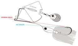 deps new MAD WAVER #03 Blue Smoke Color 5/8 oz Buzzbait Buzz Bait NEW Japan - Thumbnail 2