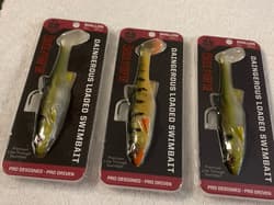 (LOT OF 3) BASS MAFIA 5” DAINGEROUS LOADED SWIMBAIT SHALLOW MULTIPLE COLORS NIP - Thumbnail 2