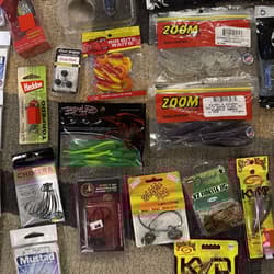 Bass Fishing Soft Plastics Lot (39) Yum Zoom Strike King Keitech 6th Sense - Thumbnail 6