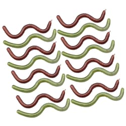 50 PCS Artificial Bait Worms Fishing Accessories Shape Lures Lifelike Baits - Thumbnail 11