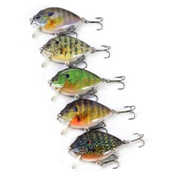 Lixada 6cm 15g 5PCS Fishing Lures + Barbed Treble Hooks Fishing Accessories - Thumbnail 9