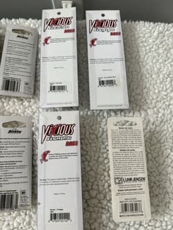 LOT OF 12 MISC FISHING LURES ORIGINAL  BOXES FRENZY BLAZE STRIKE KING & MORE - Thumbnail 8