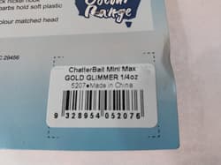 ZMan Chatterbait Mini Max 1/4oz Gold Glimmer Fishing Lure - Thumbnail 4