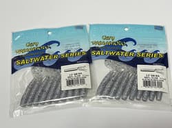 B New Gary Yamamoto 3.5 inch Ika Saltwater 2-pack of the same color 【BLUE - Thumbnail 1