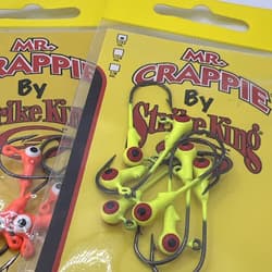Strike King Mr. Crappie Jig Heads Lot of 5 Packs 1/32 & 1/16 oz ~40 Total NEW - Thumbnail 4