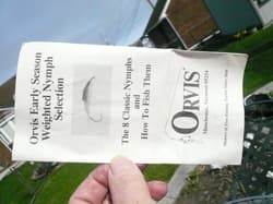 10 ORVIS FLY LURES ,8 EARLY SEASON NYMPHS IN CASE,WOOLY BUGGER,+SILVER SHINER - Thumbnail 5