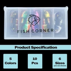 Swimbait Jig Head Swimbait Jigs with 3D Eyes Minnow Jig Heads for Fishing 1/4oz - Thumbnail 6