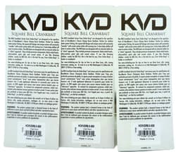 Lot of (3) - Strike King KVD 8.0 Magnum Square Bill Crankbait - Chart Perch - Thumbnail 2