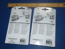 Lot of 2 Terminator Super Stainless Buzzbait Buzz Bait Lures 1/2 oz - Thumbnail 2