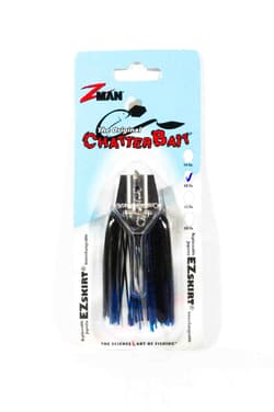 Zman Chatterbait 3/8 oz Sinking Lure Black Blue (0119) - Thumbnail 1