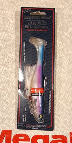 Megabass Magslowl DEAD SLOWL 7 inch "BLUE SHAD" Swimbait NIP FREE SHIP - Thumbnail 2
