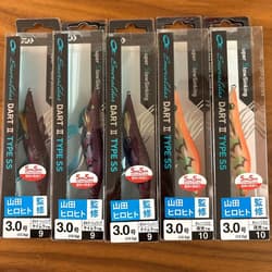 Daiwa Emeraldas Dart 2 Type SS No.3 Set of 5 Saltwater Jigs New - Thumbnail 1