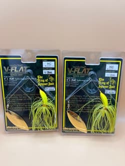 Fishing Old Lure 16-9 V-FLAT Spinnerbait Set of 4 1999-2004 Limited Japan - Thumbnail 2