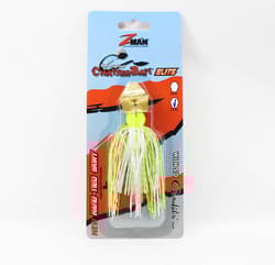 Zman Chatterbait Elite 1/2 oz Sinking Lure Chart White (1539) - Thumbnail 1