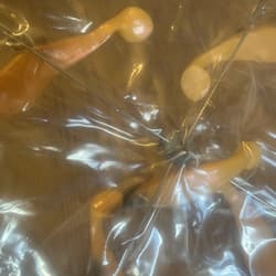 9” Umbrella Rig 4 Arm 11” With 6” Shad (9)  Pearl Black Head  8/0 Mustad New Pkg - Thumbnail 8