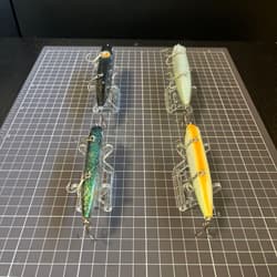 Evergreen Jastine 115 Topwater Lure Set 4pcs, Used, Fishing Accessories - Thumbnail 5