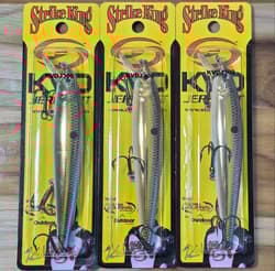 Ct. of 3 Strike King KVD 300 Series Suspending Medium Diving Jerkbait - 4.75" - Thumbnail 1