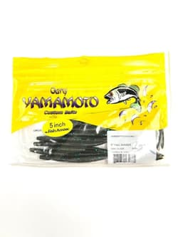 Gary Yamamoto Fall Shaker 5 Inch Soft Plastic Worm Bass Fishing Lure 4 Count - Thumbnail 5