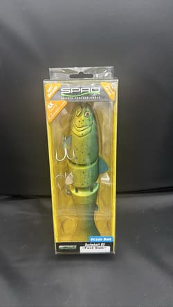 Spro BBZ-1 Swimbait 80 Fast Sink 8" Ocean Bait Hot Dorado Fishing Lure NIP NEW - Thumbnail 1