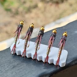 5 Pieces Fly Fishing Lure Artificial Hard Jig Fishing Accessories Realistic - Thumbnail 7