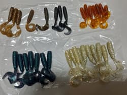 Gary Yamamoto Worm Set Single Tail Grub - Thumbnail 3