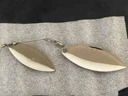 Evergreen Spinnerbait 3/4oz Double Blade Fishing Lure Black Silver Set - Thumbnail 6