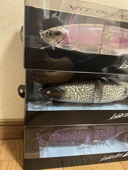 DRT Klash Ghost CVLT LAKE CHAOS V.D. Red Light Color Fishing Lure 3 piece set - Thumbnail 2