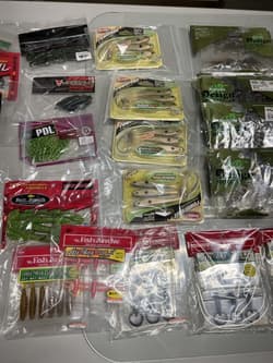 Gary Yamamoto and Others Various Bass Worms 64 Bags Set and Others - Thumbnail 3
