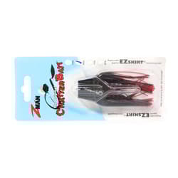 Zman Chatterbait 3/8 oz Sinking Lure Black Red (0990) - Thumbnail 1